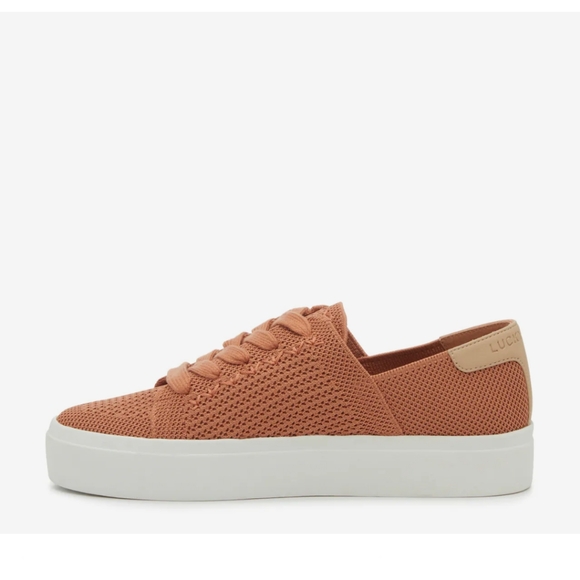 Lucky Brand Tendua Women's Sneakers - Orange - Size 10 - Picture 3 of 7